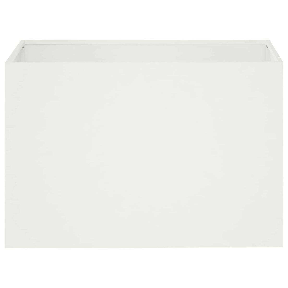 Macetero De Jardín 2 Uds. Blanco 50 X 40 X 40 Cm_3