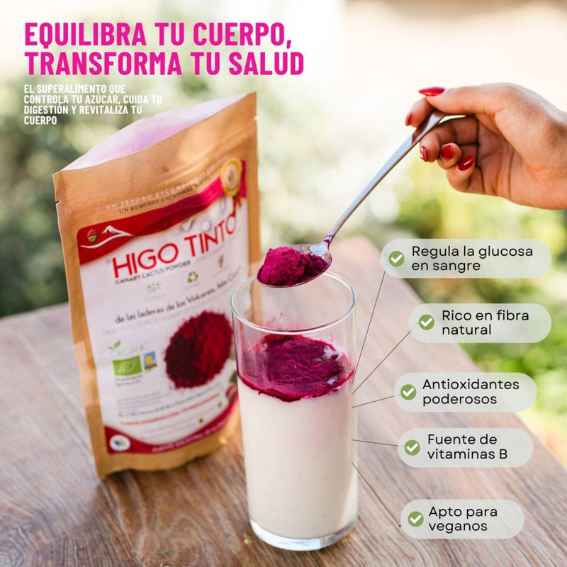 Polvo Puro De Higo Tinto (200 gramos) - Superalimento antioxidante_2