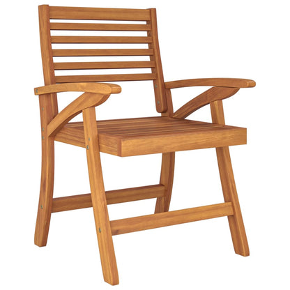 Vidaxl Juego De Comedor De Jardín 9 Piezas Madera Maciza De Acacia_3