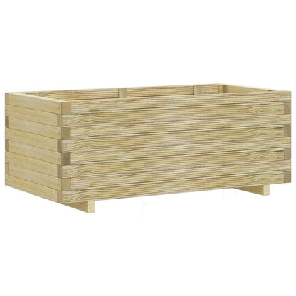 Arriate Elevado Rectangular Madera 100x50x40 Cm_1