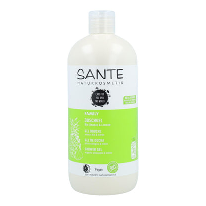 Gel de banho biológico de limão e ananás Sante 500 ml