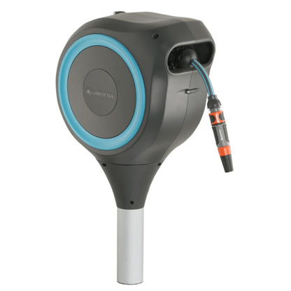 Enrolador de mangueira automático com espiga RollUp M 20 m Gardena
