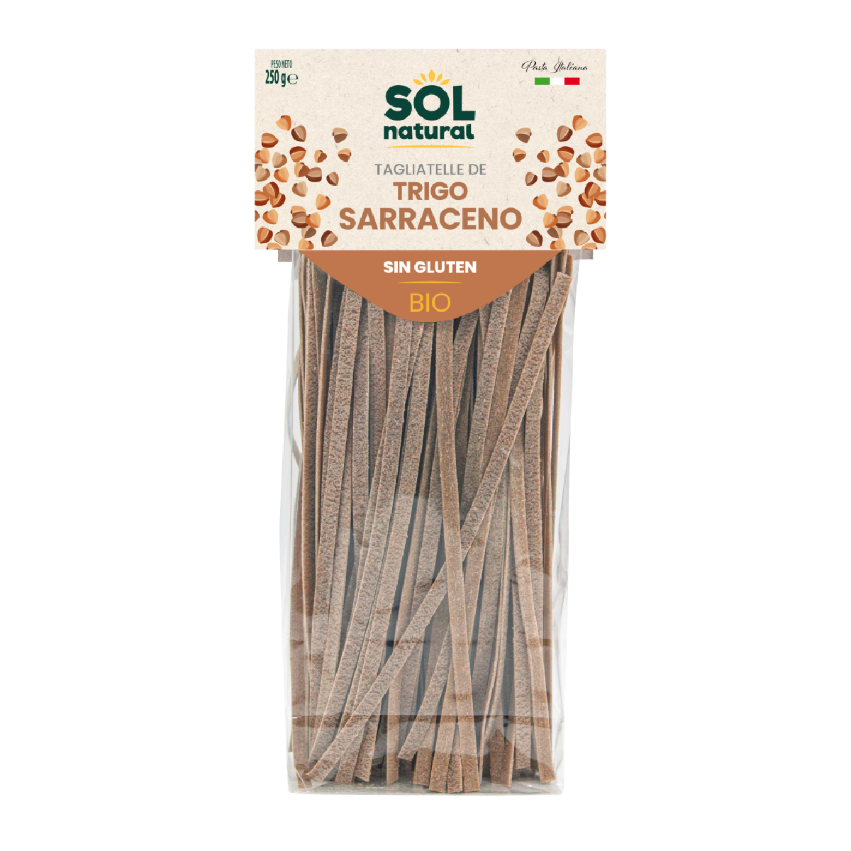 Tagliatelle de trigo sarraceno sem glúten 250g BIO