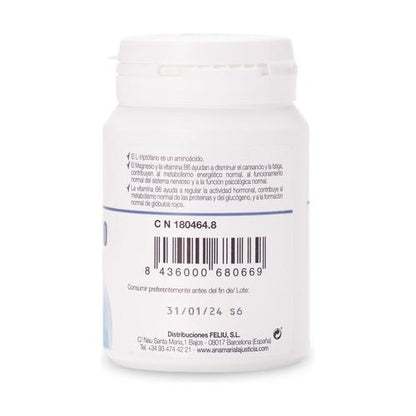 Pack 2xTriptofano com Magnésio e Vit B6 Ana María LaJusticia, 2 unidades de 60 comprimidos