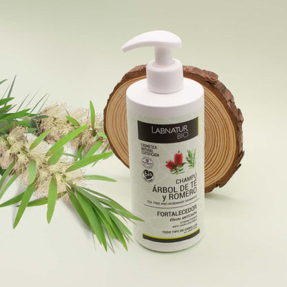 Champú Árbol De Té Y Romero Labnatur Bio | Limpieza Purificante Y Equilibrio Capilar | Cuero Cabelludo Graso | Frescor Y_1