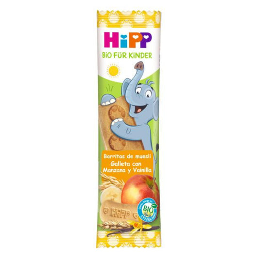Barra de Muesli HiPP Biológica de Maçã e Baunilha 3 unidades x 20 g