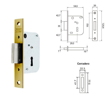 Cerradura Tesa 2003-hl/30_1