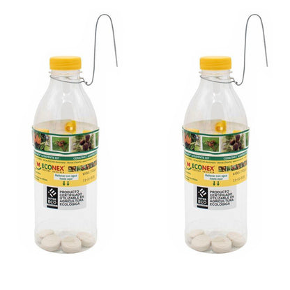 Pack de 2 kits Ceratinex de atrativos para moscas da fruta e da azeitona