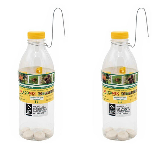 Pack de 2 kits Ceratinex de atrativos para moscas da fruta e da azeitona