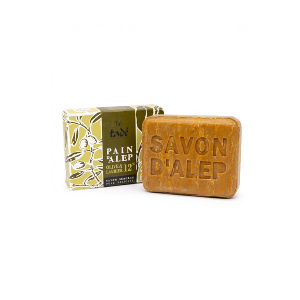 Sabonete Tadé Alepo 12% Louro. 190 gr.