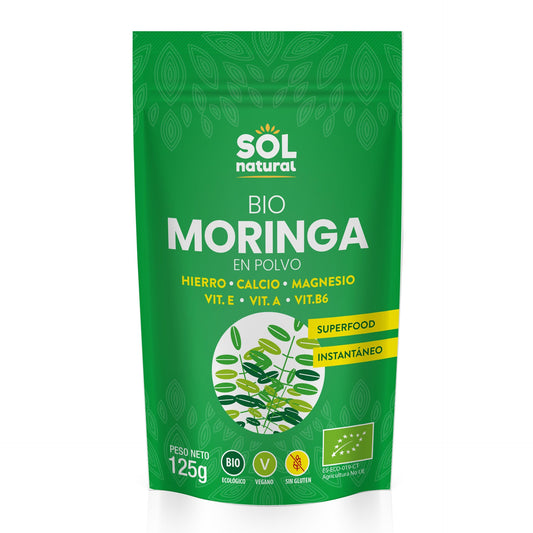 Pó de Moringa Orgânica Sol Natural 125g