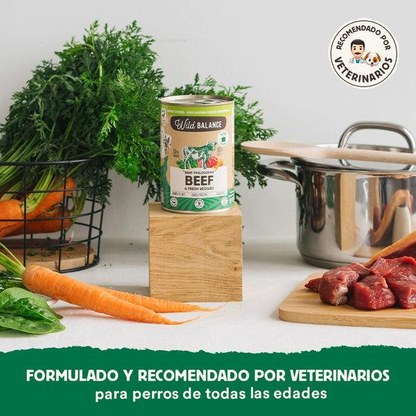 Pacote de carne Barf para cães 6x400 g Wild Balance