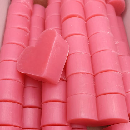 50 Jabones Aromáticos Con Forma De Corazón - Detalle Para Invitados De Eventos - Jabón Glicerina Con Aroma A Rosas_0
