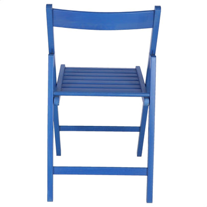 Well Home Mobiliario & Decoración - Pack 4 Sillas Bas En Madera De Haya, Acabado Azul_4