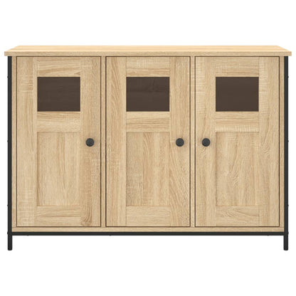 Aparador De Madera De Ingeniería Roble Sonoma 100x35x70 Cm / Vetonek_4