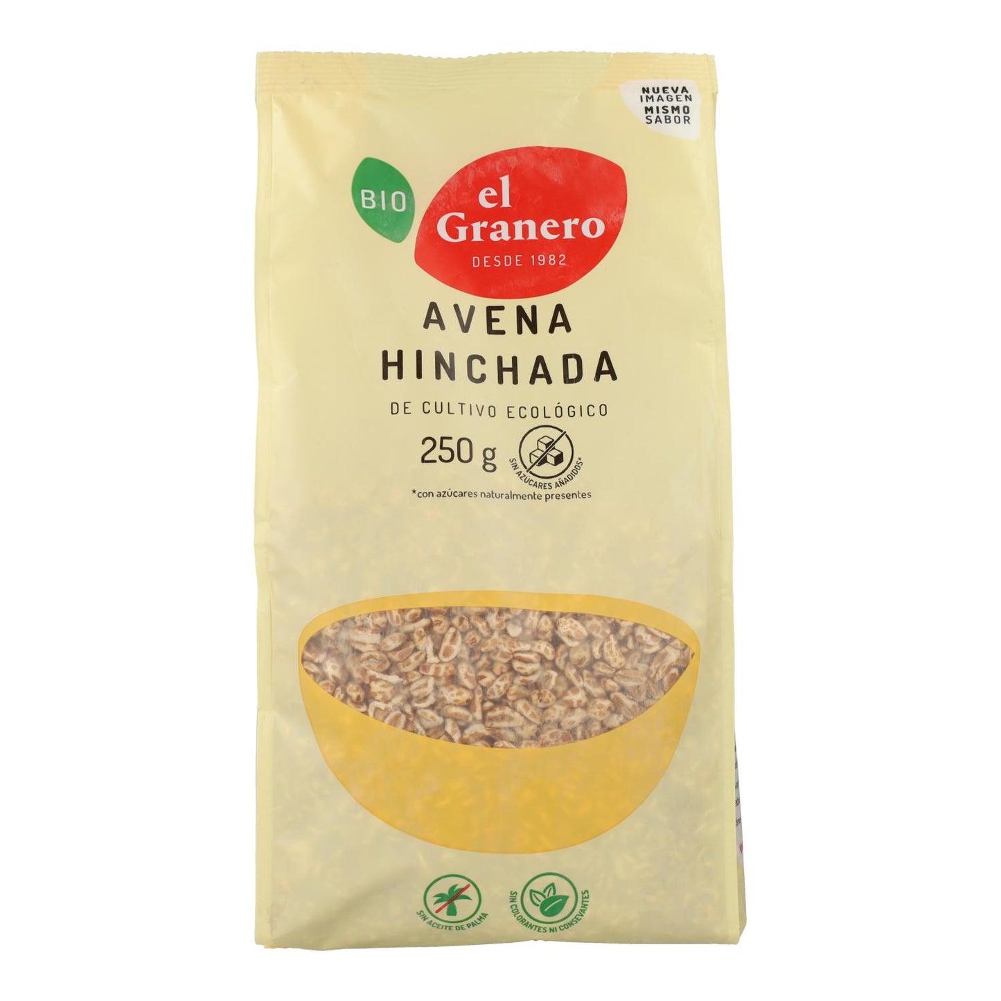 Aveia Tufada Biológica El Granero, 250g