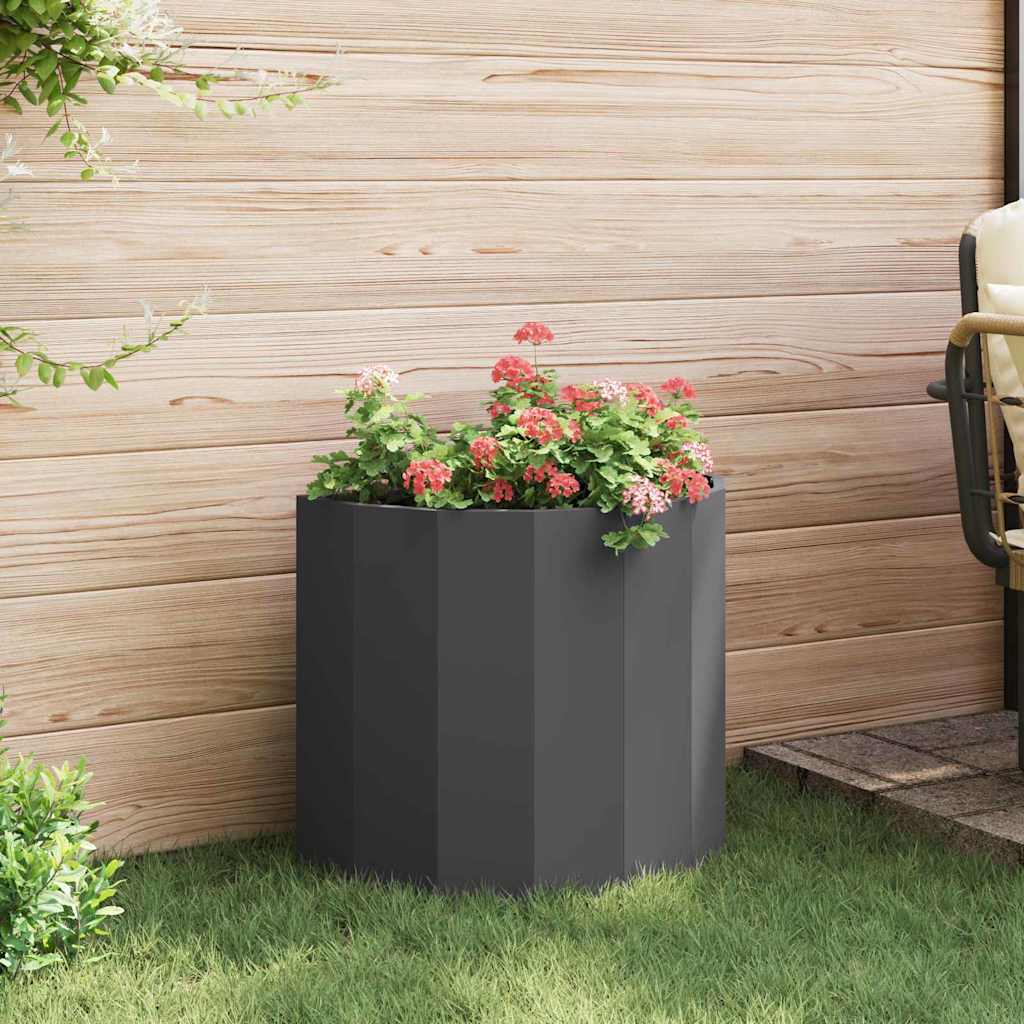 Jardinera Negro 60 X 30 X 50 Cm Acero_3