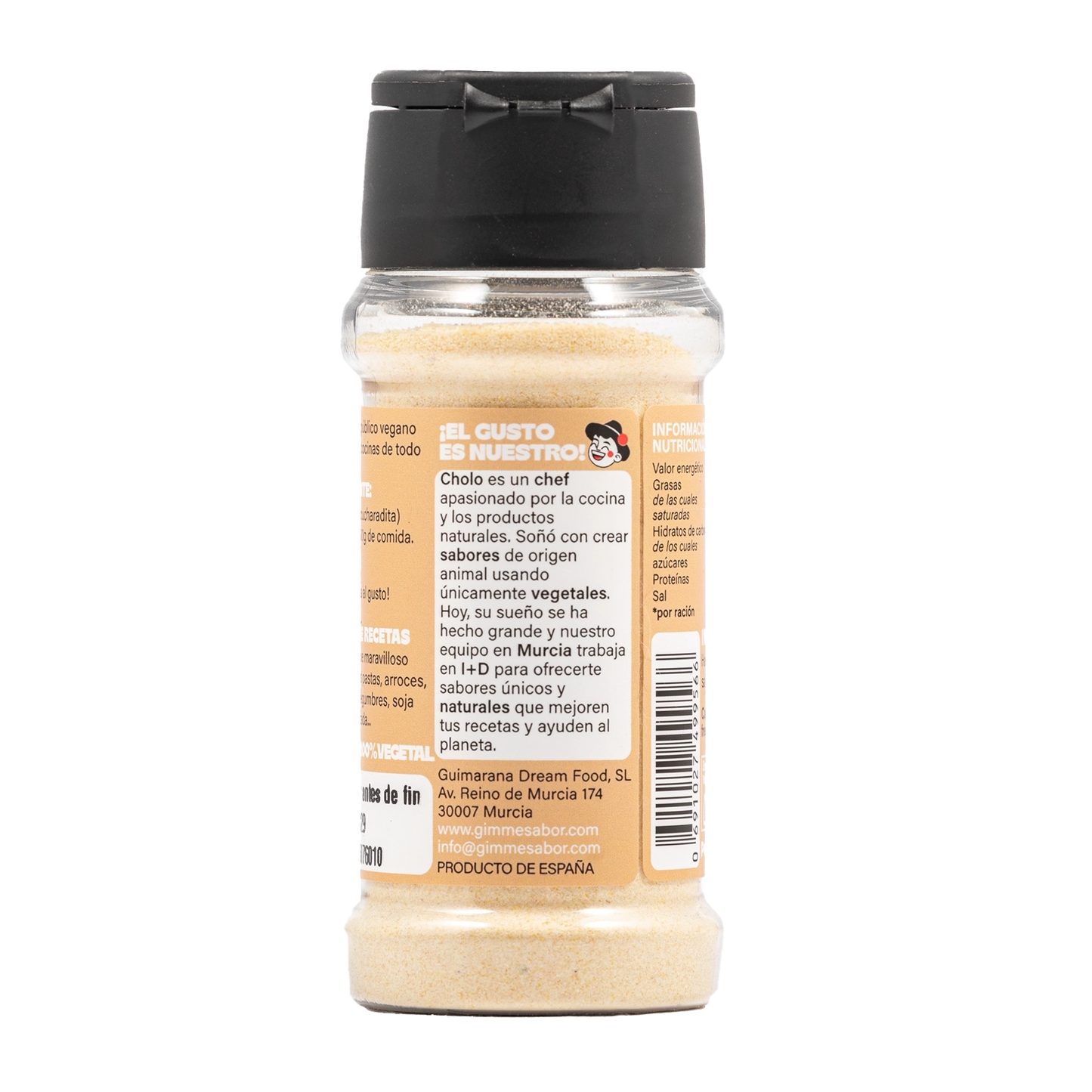 Sazonador vegetal sabor setas, trufa y mantequilla