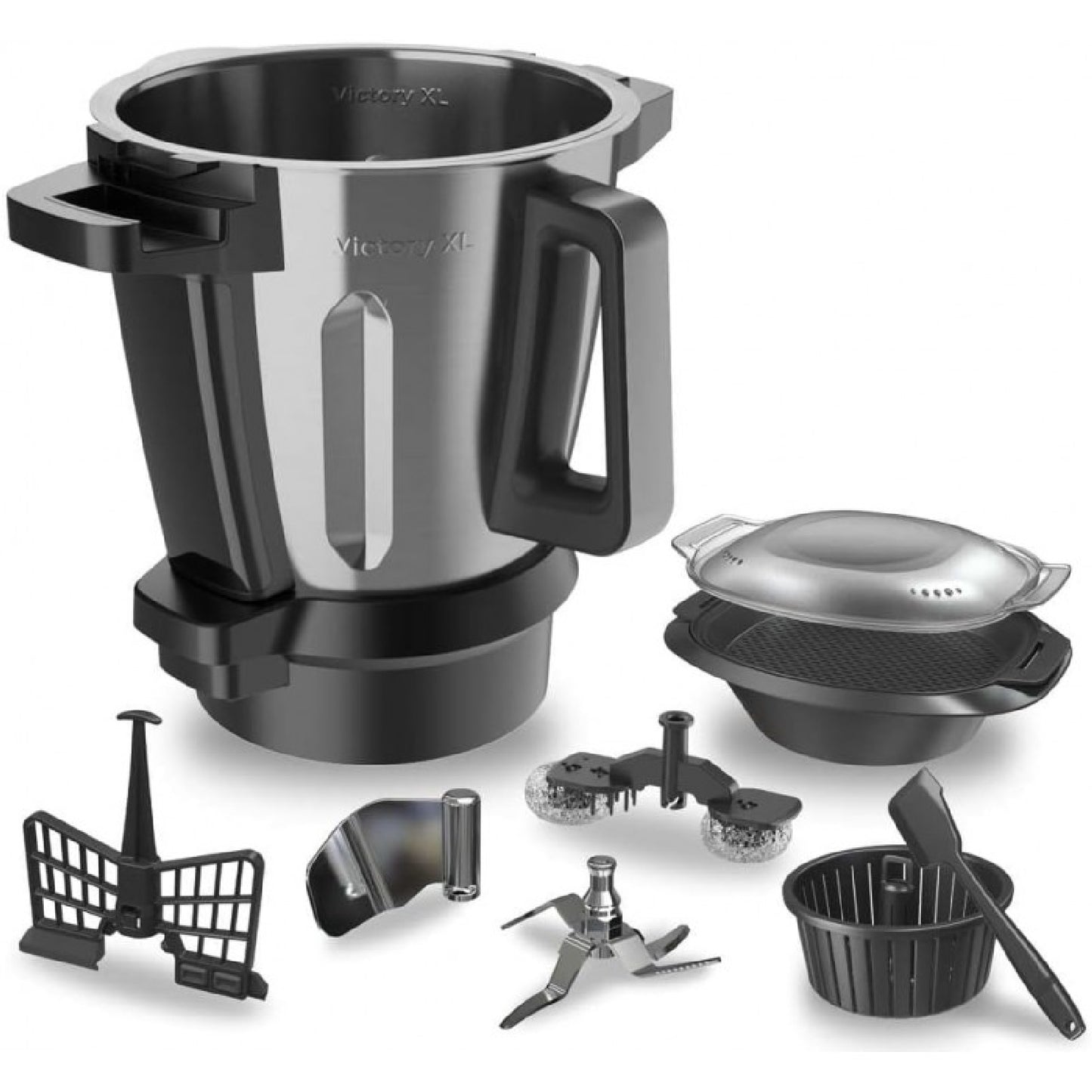 Robot De Cocina Multifunción Con Dispensador De Alimentos Mambo Cooking Victory. 1700 W, 45 Funciones, Miles De Recetas Guiadas, Jarra Victory De 5l_3