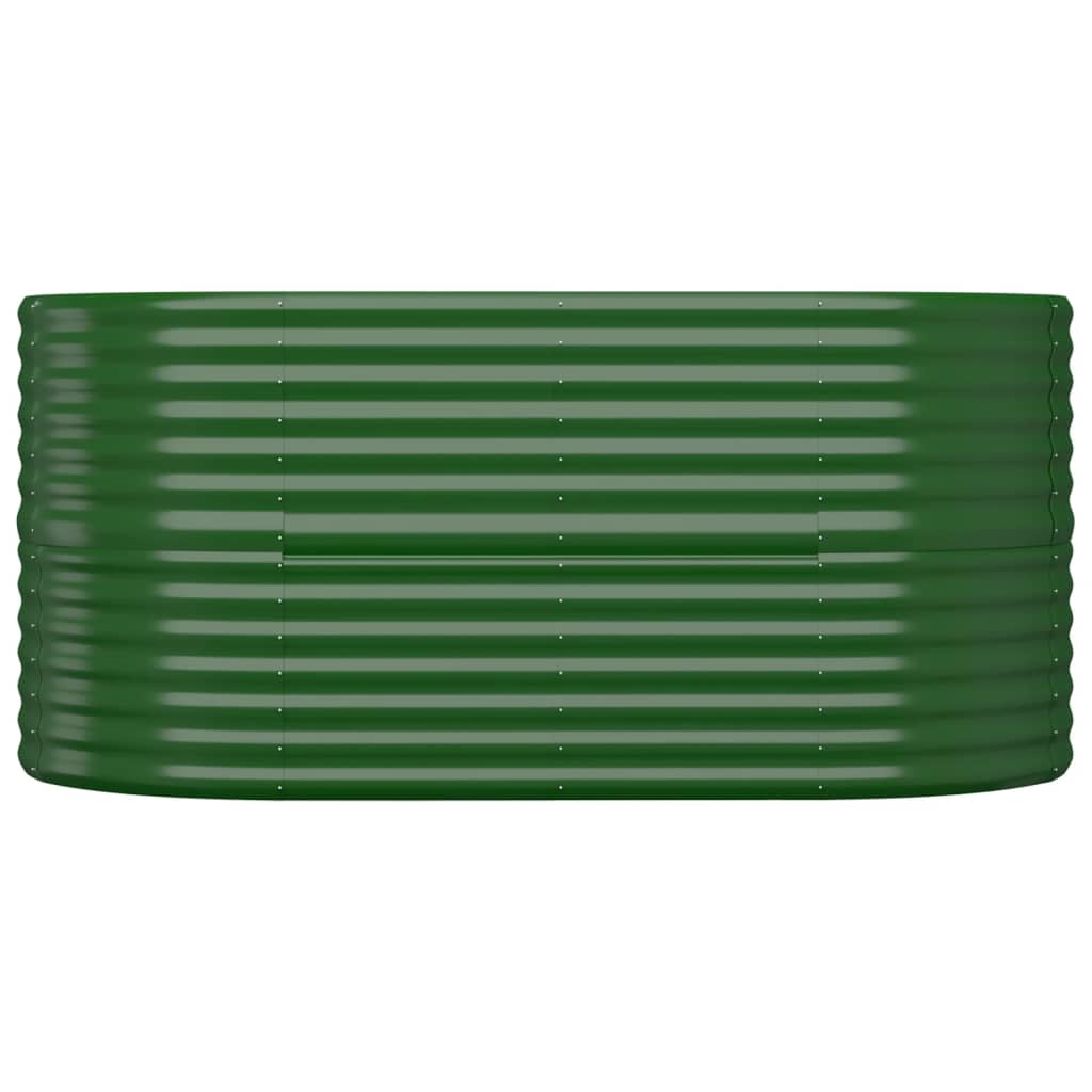 Jardinera Arriate Acero Galvanizado Verde 152x80x68 Cm_2