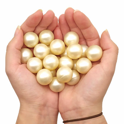 Pack Regalo 12 Perlas De Baño En Forma De Bola - Con Aceite De Soja - Hidrata, Suaviza Y Perfuma La Piel - Aroma Coco_1