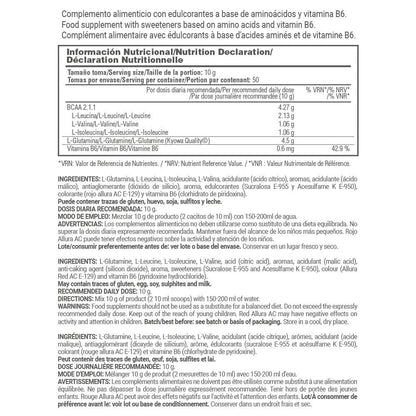 Bcaa + Glutamina Kyowa® - 500g - Dracula Cherry - Mejora La Resistencia - Masmusculo_4