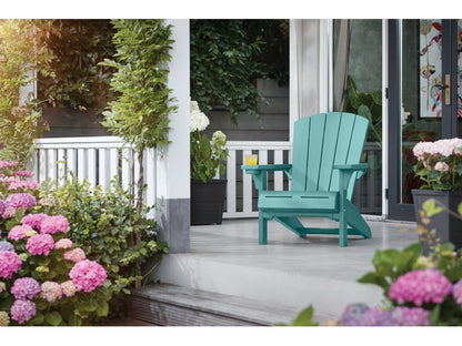 Silla De Exterior Alpine Adirondack- 80x93x93cm- Turquesa_1