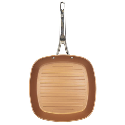 Sarten Asador 28cm Forged Aluinium, Inducción, Colección Origen