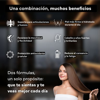 Biotina 10.000 Mcg + Colágeno Marino Con Magnesio. Sevens Nutrition.cabello, Piel, Uñas Y Articulaciones_2