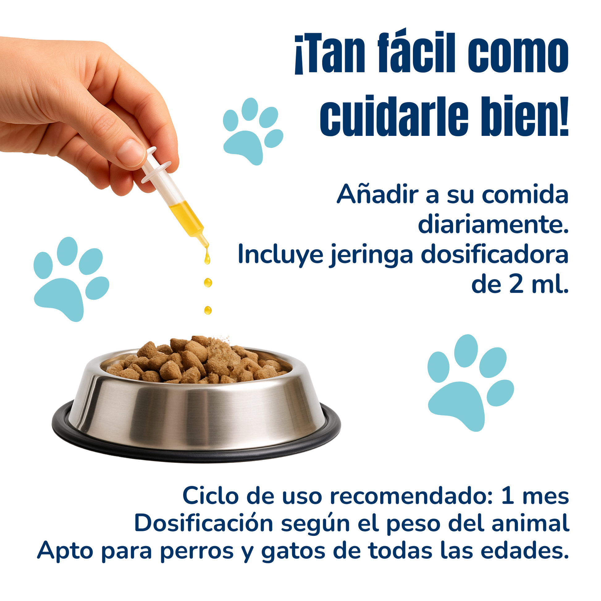 Aceite Omega 3 para perros y gatos – EPA DHA – Sardina y anchoa – 200 ml_4