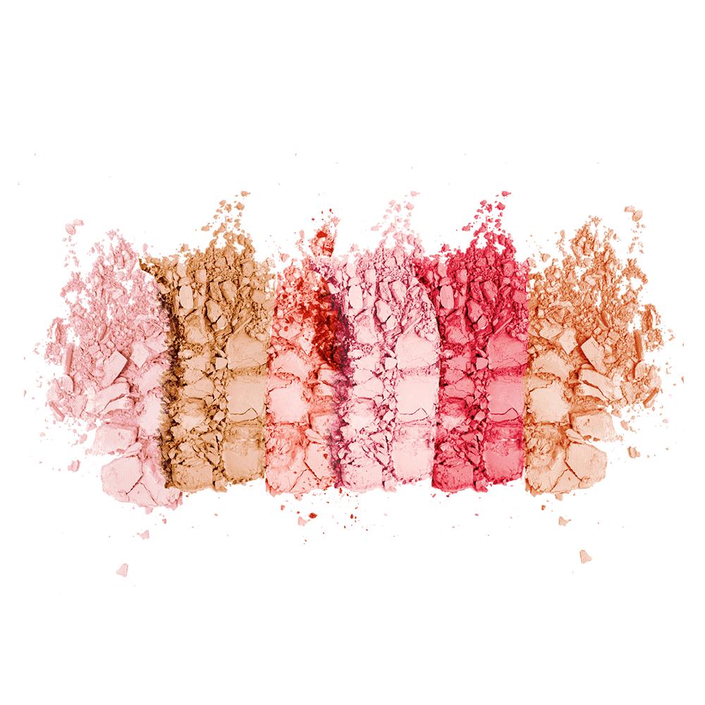 Blush multiefeito 6 tons 01 coral Sante 8 gr