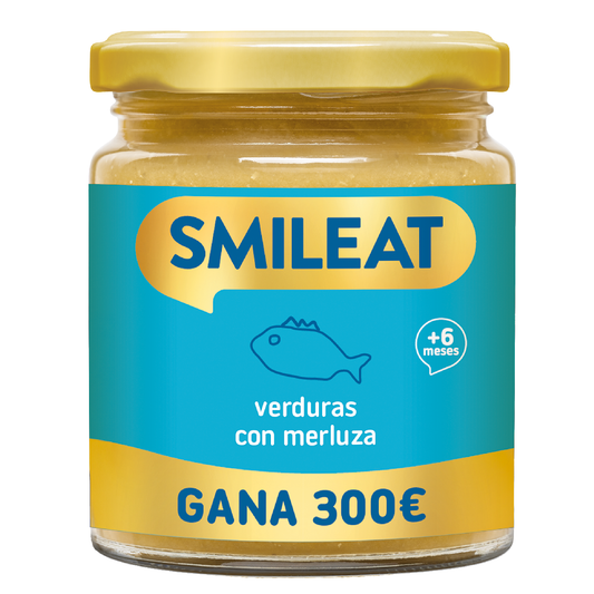 Smileat Pote Dourado Orgânico de Legumes com Pescada +6 meses 230g