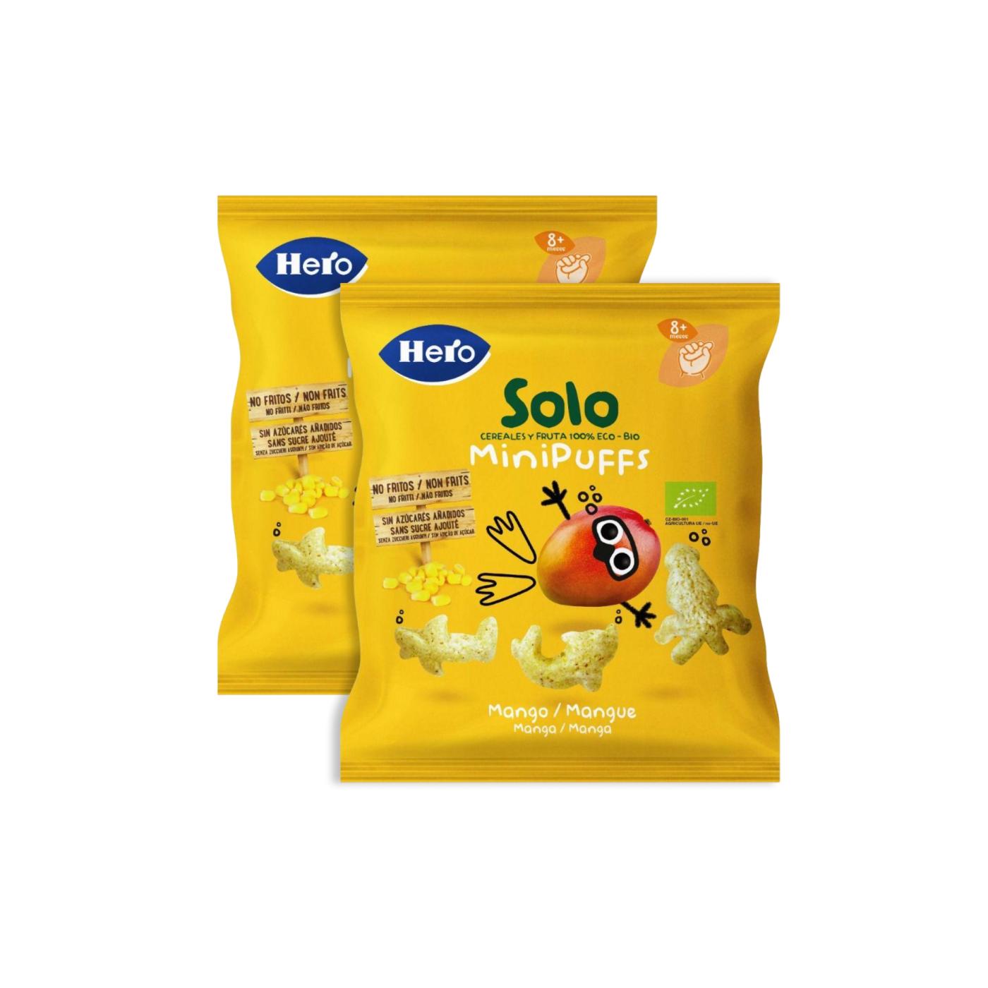 Pack promocional 2x Eco Mango Snacks 18 g - Hero Solo