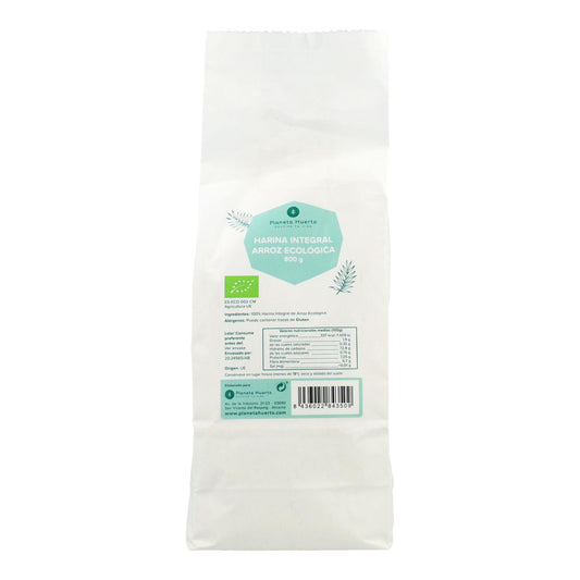 Farinha de Arroz Integral Eco Planeta Huerto 800 g