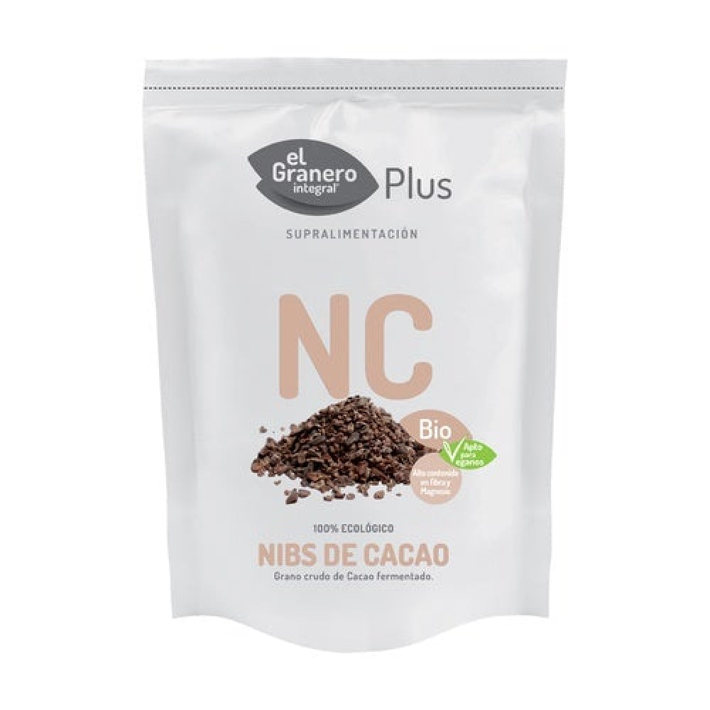 Nibs de cacau biológico El Granero, 200 g