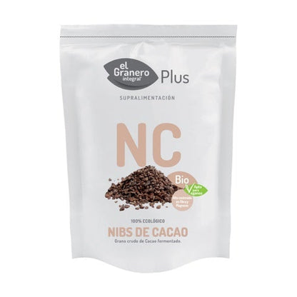 Nibs de cacau biológico El Granero, 200 g