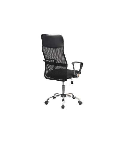 Sillón Giratorio Graciela Acabado Negro, 63 X 50 X 112-121cm (ancho X Largo X Alto)_5