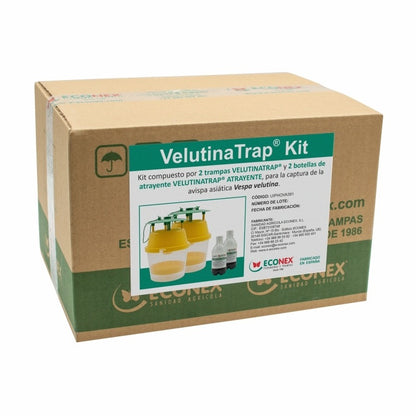 Kit Atrativo Velutinatrap + Armadilha para Vespa Velutina Asiática 2 unidades