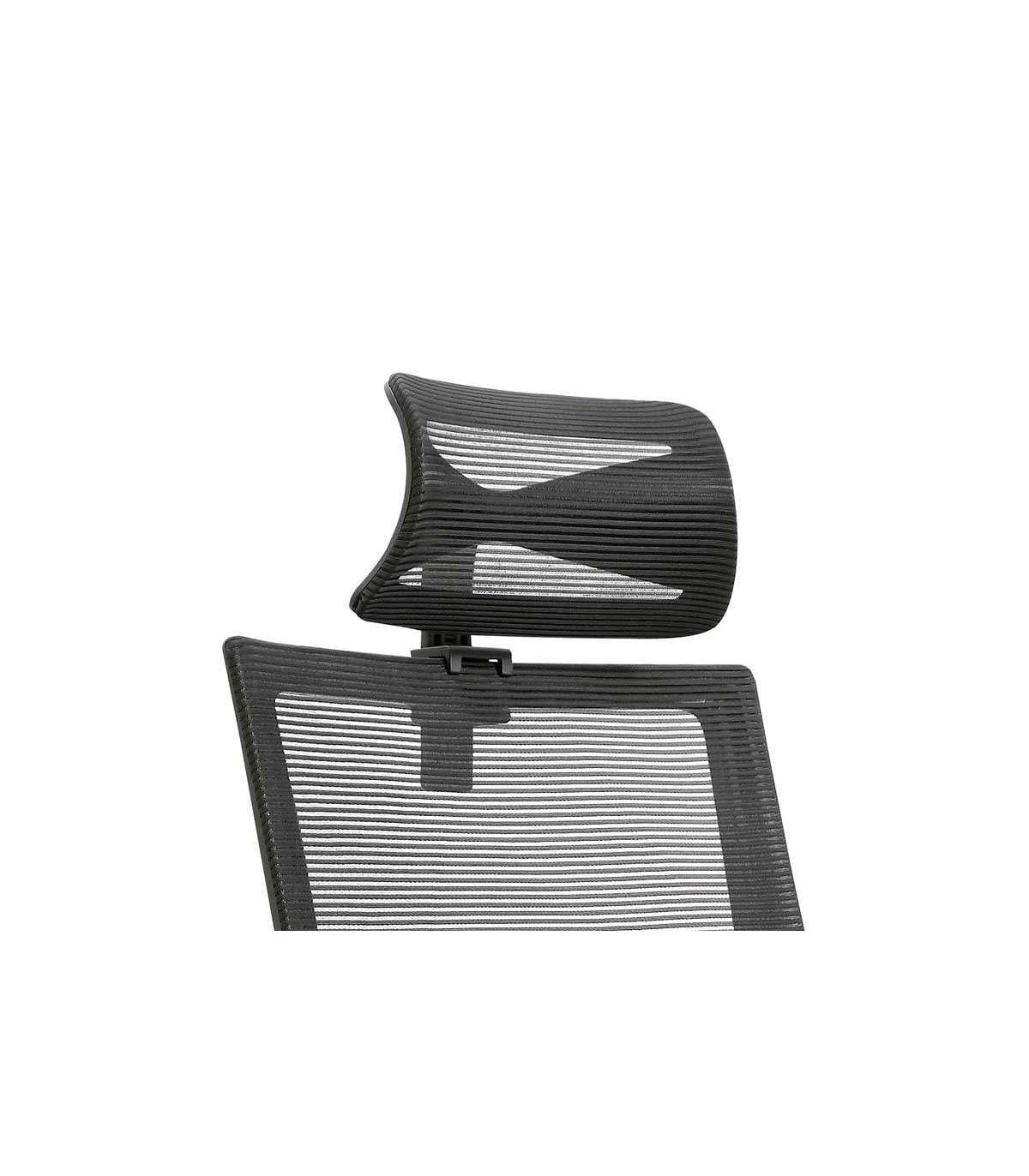 Silla Despacho Giratoria Elevable Acabado Negro 60 Cm(ancho) 113-123 Cm(altura) 61cm(fondo)_4
