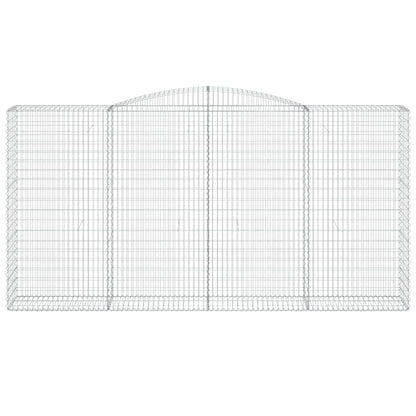Cestas De Gaviones 4 Uds Forma De Arco Hierro 400x50x200/220 Cm_3