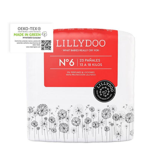 Fraldas tamanho 6 (13-18kg) LILLYDOO 23 unidades