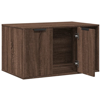 Vidaxl Mueble Arenero Para Gatos Madera Ingeniería Marrón 80x50x45 Cm_3