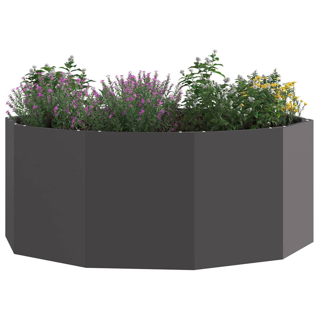 Jardinera Negro 90 X 90 X 35 Cm Acero_2