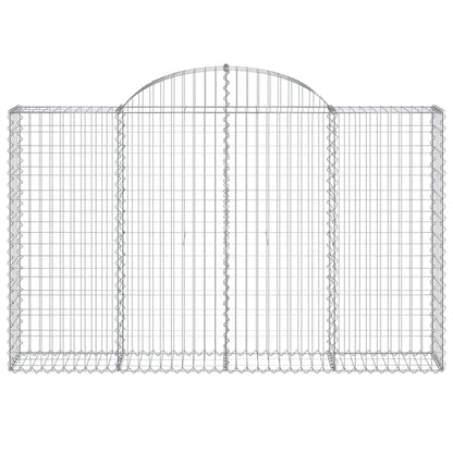 Cestas Gaviones 20 Uds Forma De Arco Hierro 200x30x120/140 Cm_3