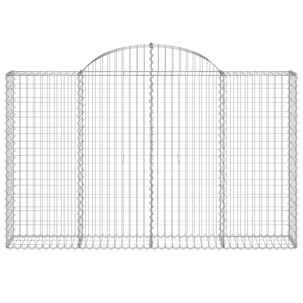 Cestas De Gaviones 25 Uds Forma De Arco Hierro 200x30x120/140cm_3