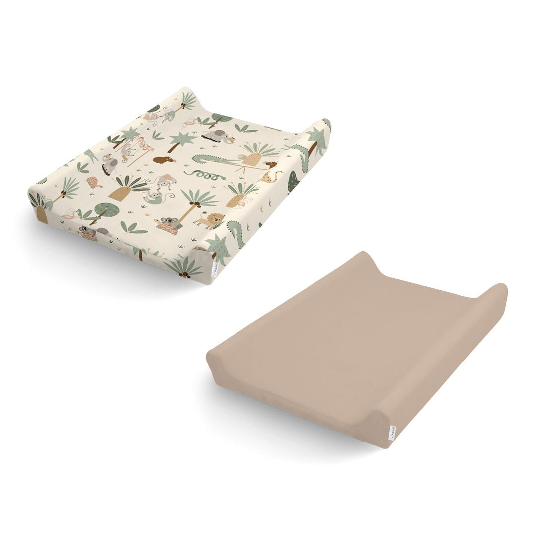 Pack 2 Fundas De Cambiador Algodón Tropic Fun_0