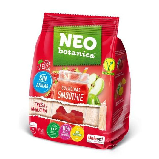 Gomas vegan de morango e maçã com stévia Neo Botanica 72g