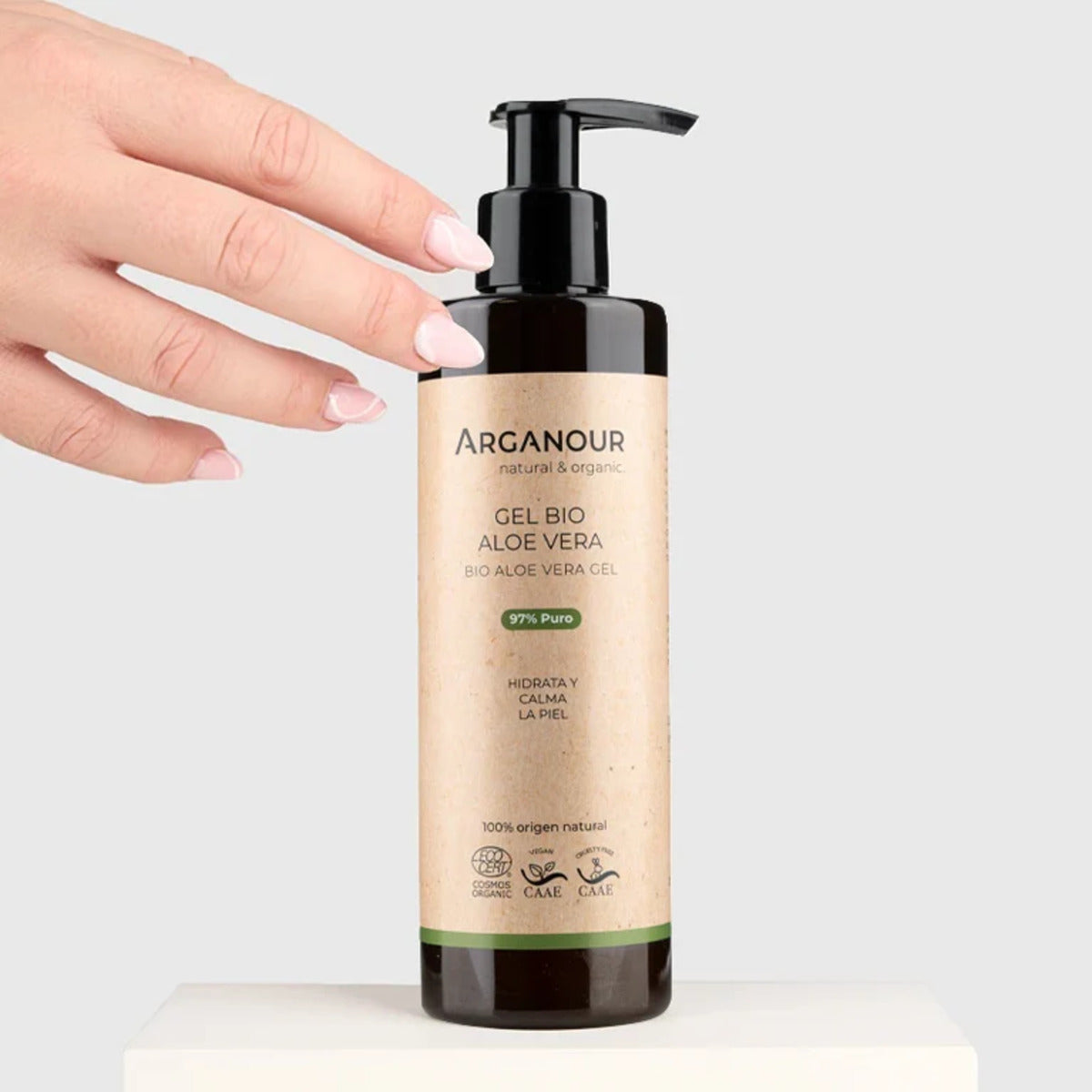 Gel de Aloé Vera 97% Biológico Certificado Arganour 250 ml