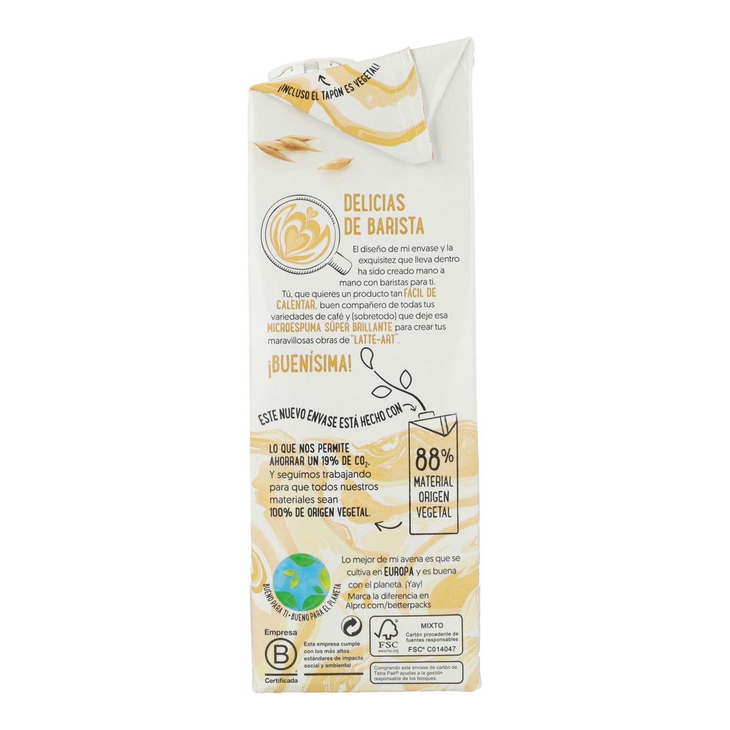 Bebida de Aveia Alpro Barista 1 Litro