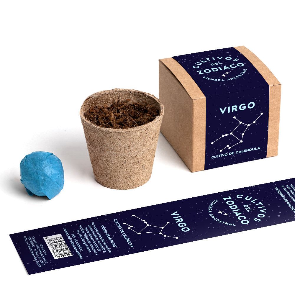 Cultivos Del Zodiaco – Virgo | Kit De Cultivo Con Semillas De Caléndula_2